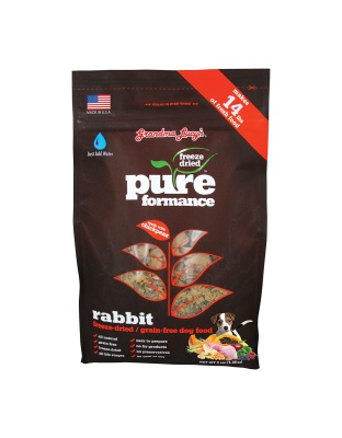 Grandma Lucys Dog Pure Grain Free Rabbit Chickpea 3 Lbs.