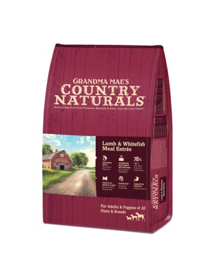 Grandma Mae's Country Naturals Dry Dog Food Lamb & Whitefish Meal 1ea/14 lb