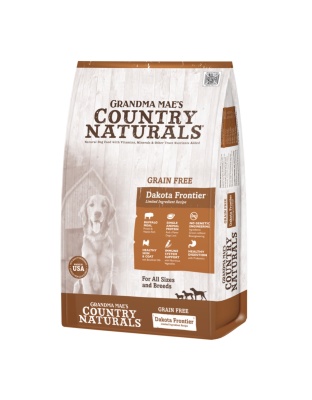 Grandma Mae's Country Naturals Grain Free L.I.D. Dry Dog Food Dakota Frontier Buffalo, 1ea/12 lb