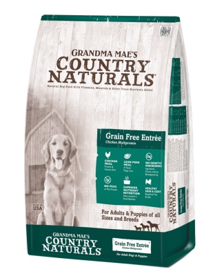Grandma Mae's Country Naturals Premium All Natural Grain Free Dry Dog Food High-Protein Chicken 1ea/4 lb