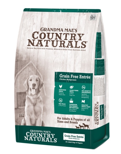 Grandma Mae's Country Naturals Premium All Natural Grain Free Dry Dog Food High-Protein Chicken 1ea/4 lb