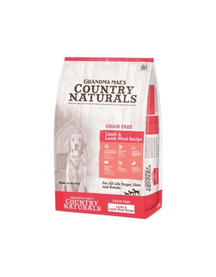 Grandma Mae's Country Naturals Grain Free Dry Dog Food Lamb & Lamb Meal 1ea/4 lb