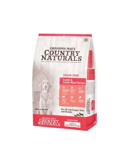 Grandma Mae's Country Naturals Grain Free Dry Dog Food Lamb & Lamb Meal 1ea/4 lb