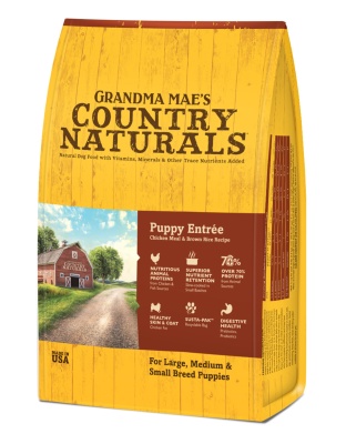 Grandma Mae's Country Naturals Premium All Natural Puppy Dry Dog Food Chicken 1ea/14 lb