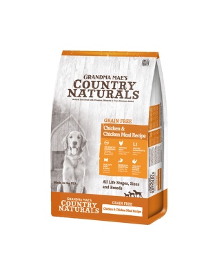 Grandma Mae's Country Naturals Grain Free Dry Dog Food Chicken & Chicken Meal 1ea/23 lb