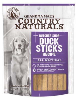 Grandma Mae's Country Naturals Grain Free Duck Sticks Dog Treats 1ea/5 oz