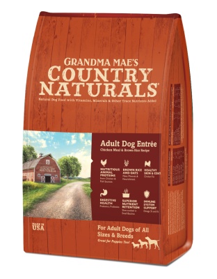 Grandma Mae's Country Naturals Premium All Natural Adult Dry Dog Food Chicken & Rice 1ea/4 lb