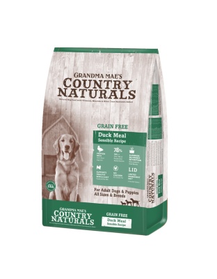 Grandma Mae's Country Naturals Grain Free L.I.D. Dry Dog Food Duck, 1ea/12 lb