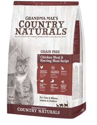 Grandma Mae's Country Naturals Grain Free Dry Cat Food Chicken 1ea/12 lb