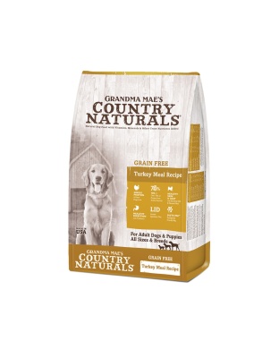 Grandma Mae's Country Naturals Grain Free L.I.D. Dry Dog Food Turkey 1ea/4 lb