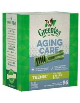 Greenies Aging Care Dog Dental Treats Teenie 1ea/27 oz, 96 ct