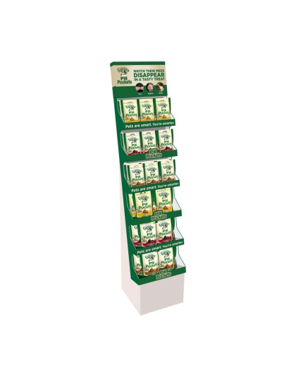 Greenies Canine Pill Pocket Mixed Dog Treat Floorstand/Powerwing Display 1ea/33 ct