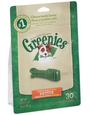 Greenies Dog Dental Treats Petite Original 1ea/18 oz, 30 ct