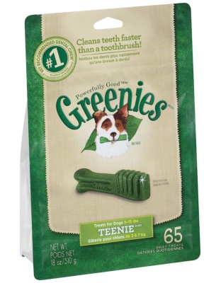 Greenies Dog Dental Treats Teenie Original 1ea/18 oz, 65 ct