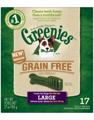 Greenies Grain Free Dog Dental Treats Large Original 1ea/27 oz, 17 ct