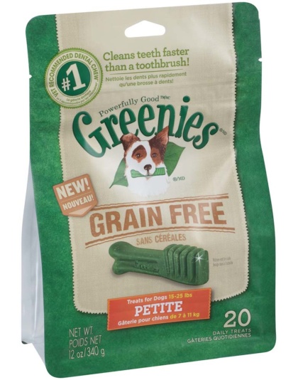 Greenies Grain Free Dog Dental Treats Petite Original 1ea/12 oz, 20 ct