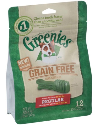 Greenies Grain Free Dog Dental Treats Regular Original 1ea/12 oz, 12 ct