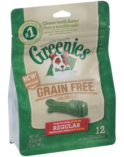 Greenies Grain Free Dog Dental Treats Regular Original 1ea/12 oz, 12 ct