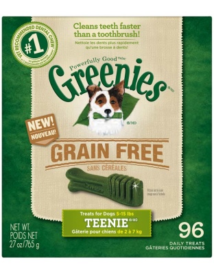 Greenies Grain Free Dog Dental Treats Teenie Original 1ea/27 oz, 96 ct