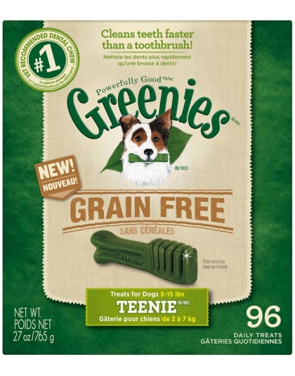 Greenies Grain Free Dog Dental Treats Teenie Original 1ea/27 oz, 96 ct