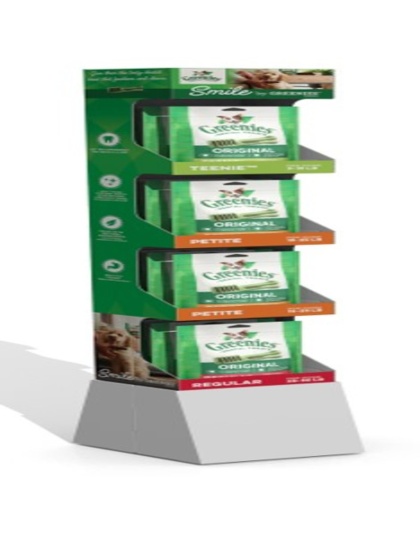 Greenies Original Dog Treats Mini Tower 9pc Display 1ea/12 oz