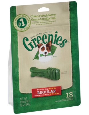 Greenies Dog Dental Treats Regular Original 1ea/18 oz, 18 ct
