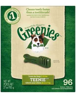 Greenies Dog Dental Treats Teenie Original 1ea/27 oz, 96 ct