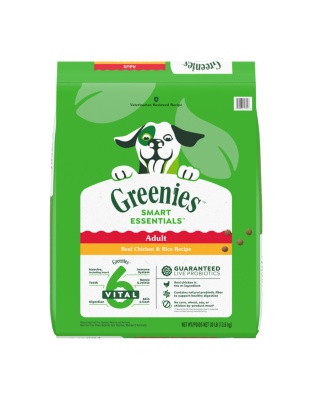 Greenies Smart Essentials Adult Dry Dog Food Chicken & Rice, 1ea/30 lb