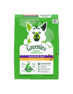 Greenies Smart Essentials Large Breed Dry Dog Food Chicken & Rice, 1ea/15 lb