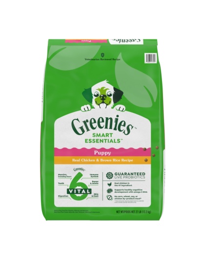 Greenies Smart Essentials Puppy High Protein Dry Dog Food Chicken, 1ea/27 lb
