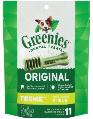 Greenies Dog Dental Treats Teenie Original 1ea/3 oz, 11 ct