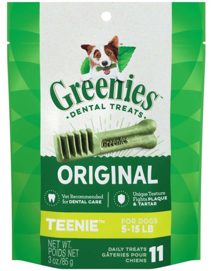 Greenies Dog Dental Treats Teenie Original 1ea/3 oz, 11 ct
