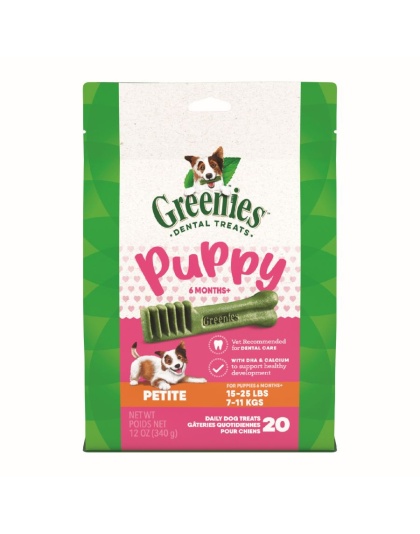 Greenies Puppy 6+ Months Dog Dental Treats Petite, 1ea/12oz.