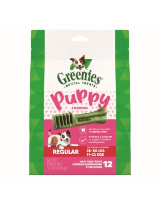 Greenies Puppy 6+ Months Dog Dental Treats Regular, 1ea/12oz.