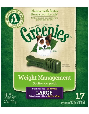 Greenies Weight Management Dog Dental Treats Large 1ea/27 oz, 17 ct