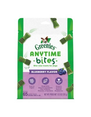 Greenies Anytime Bites Bite-Size Dog Dental Treats Blueberry 1ea/10.3 oz