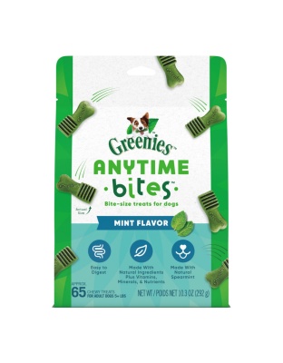 Greenies Anytime Bites Bite-Size Dog Dental Treats Mint 1ea/10.3 oz