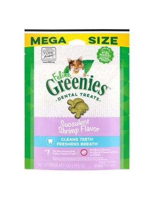 Greenies Feline Adult Cat Dental Treats Succulent Shrimp 1ea/2.1 oz