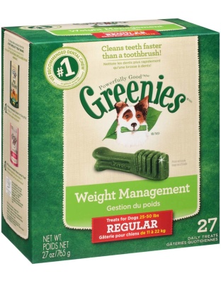 Greenies Weight Management Dog Dental Treats Regular 1ea/27 oz, 27 ct