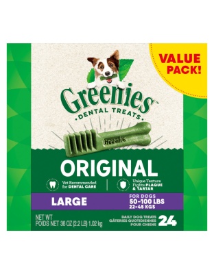 Greenies Dog Dental Treats Large Original 1ea/36 oz, 24 ct