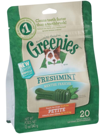 Greenies Dog Dental Treats Petite Fresh 1ea/12 oz, 20 ct