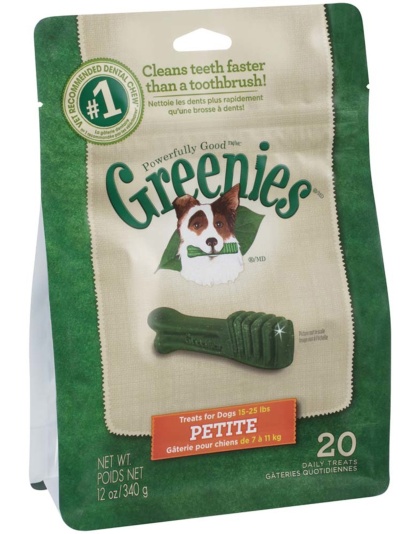 Greenies Dog Dental Treats Petite Original 1ea/12 oz, 20 ct