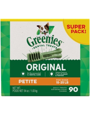 Greenies Dog Dental Treats Petite Original 1ea/54 oz, 90 ct