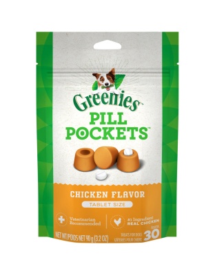 Greenies Pill Pockets for Tablets Chicken 1ea/30 ct, 3.2 oz