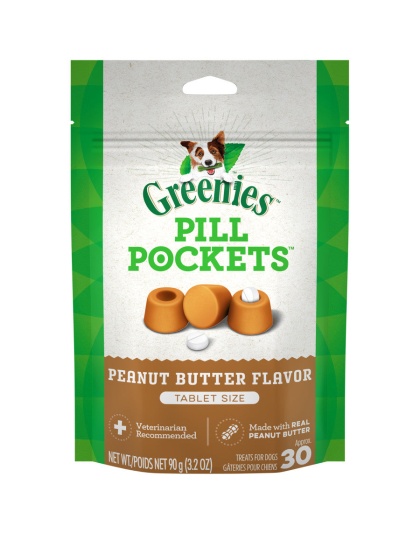 Greenies Pill Pockets for Tablets Peanut Butter 1ea/30 ct, 3.2 oz