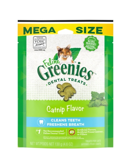 Greenies Feline Adult Cat Dental Treats Catnip 1ea/4.6 oz