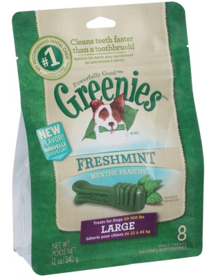 Greenies Dog Dental Treats Large Fresh 1ea/12 oz, 8 ct
