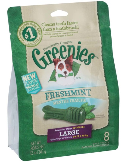 Greenies Dog Dental Treats Large Fresh 1ea/12 oz, 8 ct