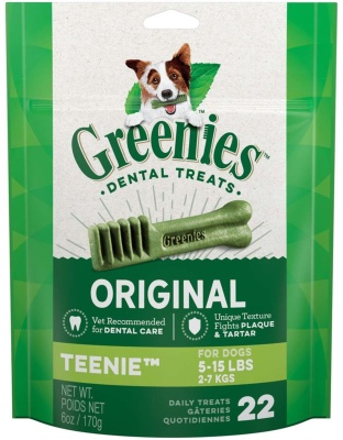 Greenies Dog Dental Treats Teenie Original 1ea/6 oz, 22 ct