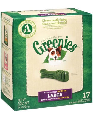 Greenies Dog Dental Treats Large Original 1ea/27 oz, 17 ct